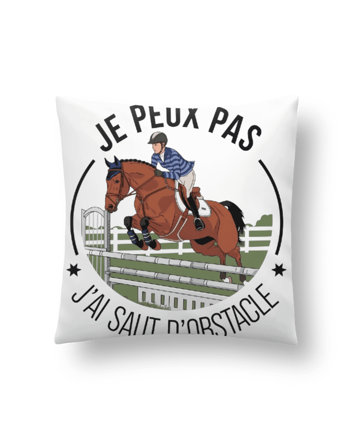Coussin je peux pas j'ai saut d'obstacle par bwilfy
