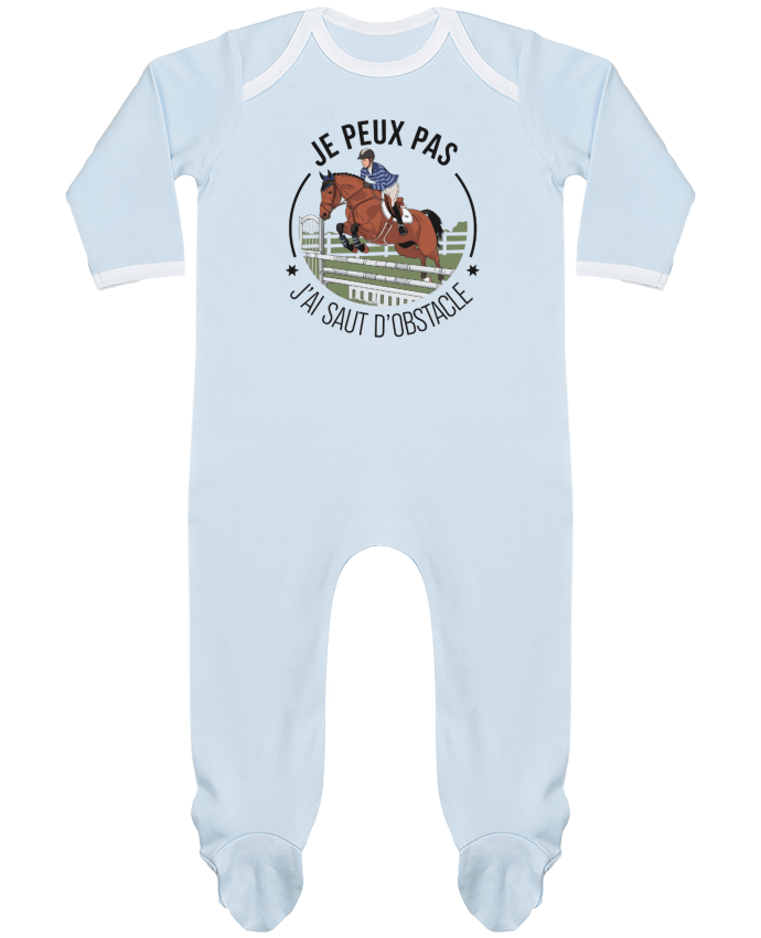 Body Pyjama Bébé je peux pas j'ai saut d'obstacle par bwilfy