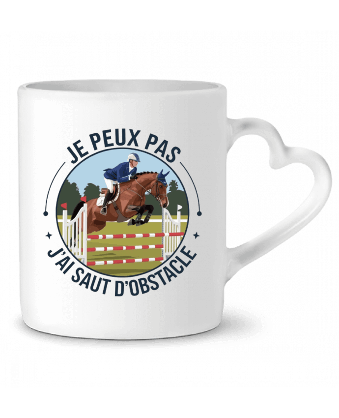 Mug coeur je peux pas j'ai saut d'obstacle par bwilfy