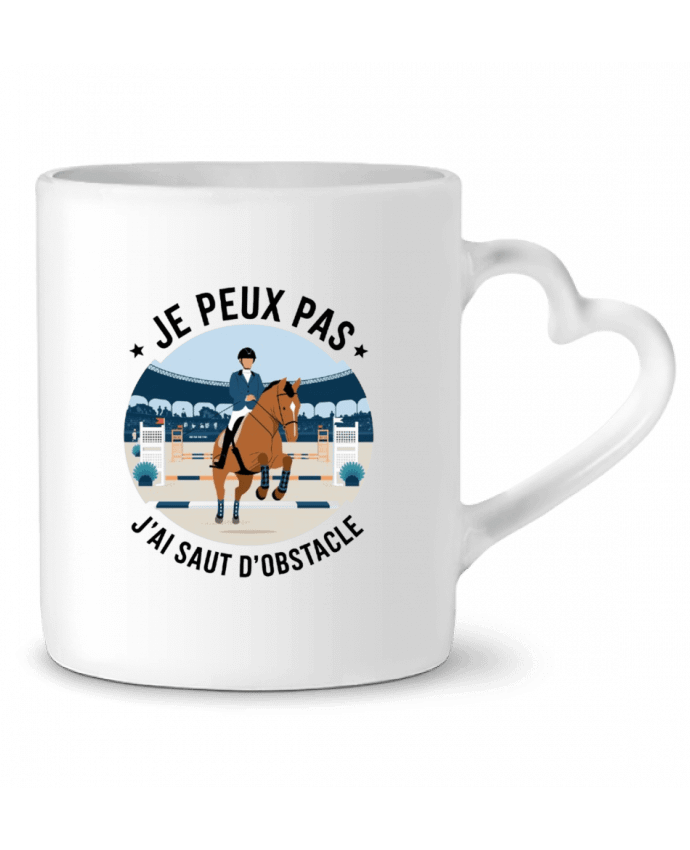 Mug coeur je peux pas j'ai saut d'obstacle par bwilfy