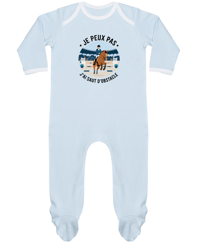 Body Pyjama Bébé je peux pas j'ai saut d'obstacle par bwilfy