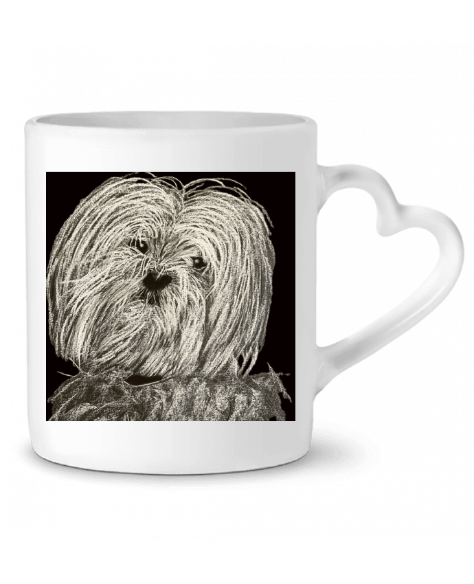Mug coeur Bichon par Eclat animalier