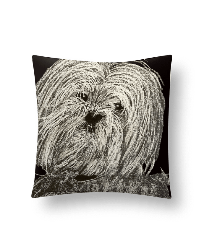 Coussin Bichon par Eclat animalier
