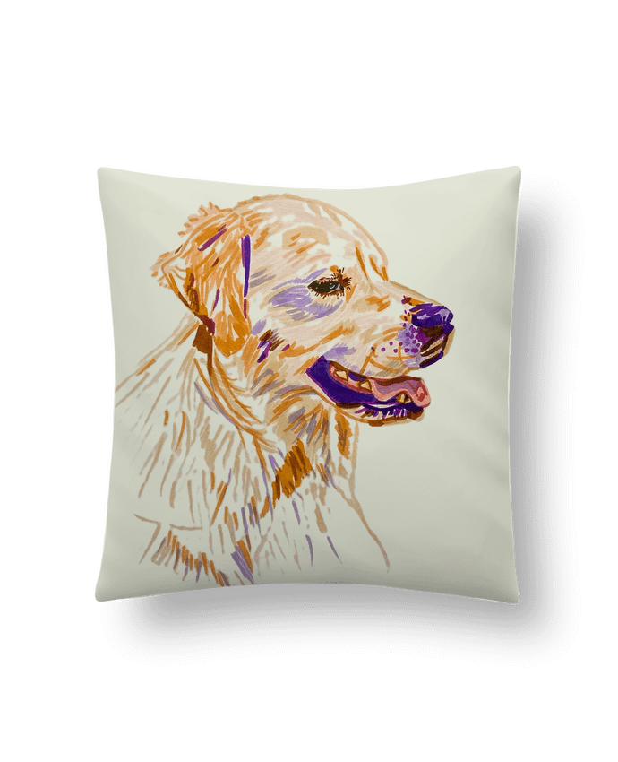 Coussin Golden retriever par Eclat animalier