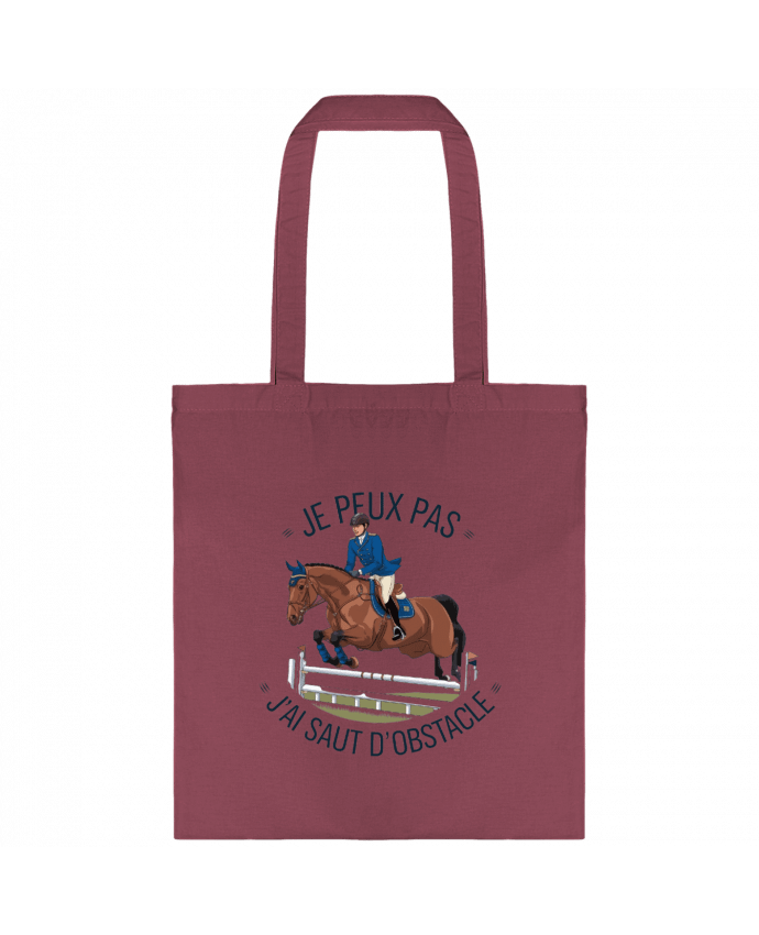 Tote-bag je peux pas j'ai saut d'obstacle par bwilfy