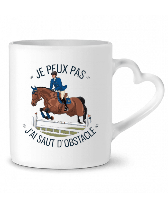 Mug coeur je peux pas j'ai saut d'obstacle par bwilfy