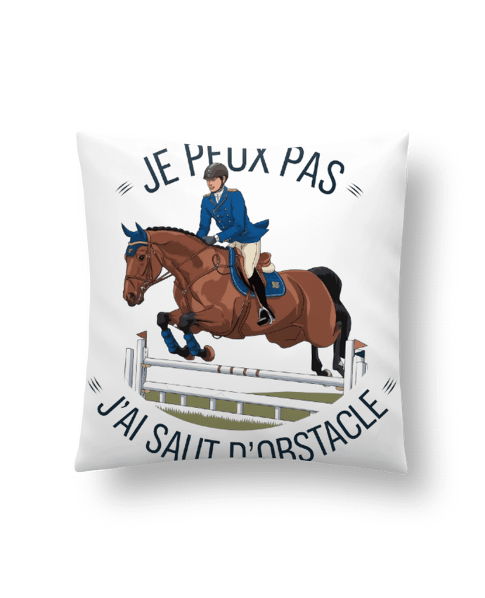 Coussin je peux pas j'ai saut d'obstacle par bwilfy