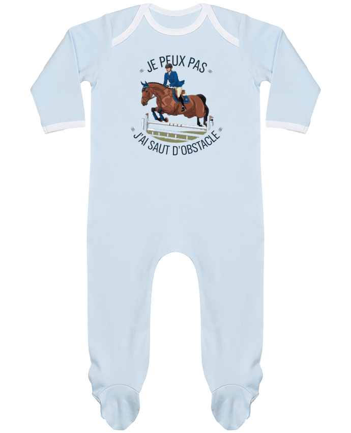 Body Pyjama Bébé je peux pas j'ai saut d'obstacle par bwilfy