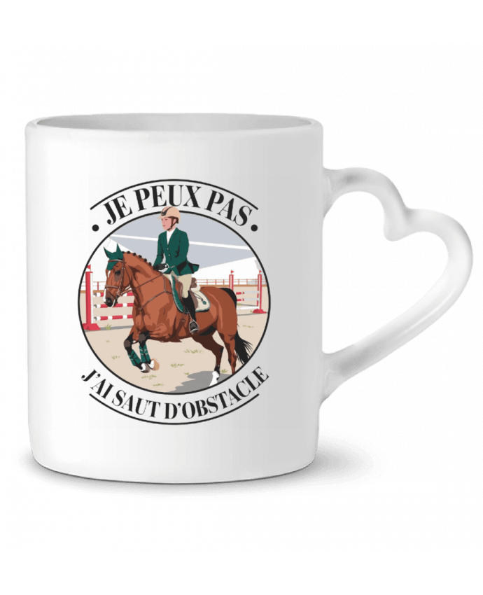 Mug coeur je peux pas j'ai saut d'obstacle par bwilfy