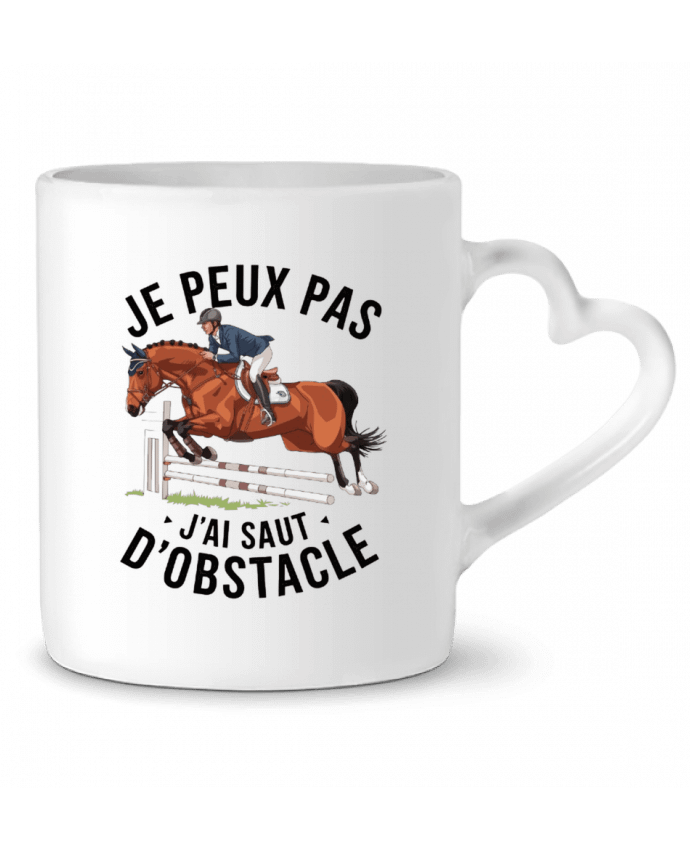 Mug coeur je peux pas j'ai saut d'obstacle par bwilfy