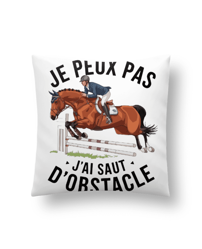 Coussin je peux pas j'ai saut d'obstacle par bwilfy