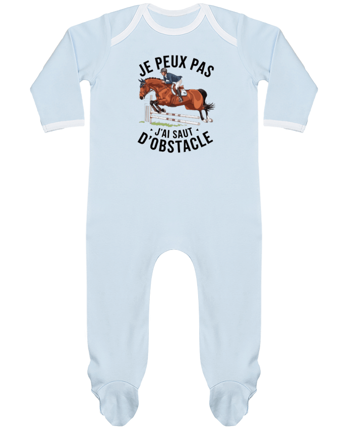 Body Pyjama Bébé je peux pas j'ai saut d'obstacle par bwilfy