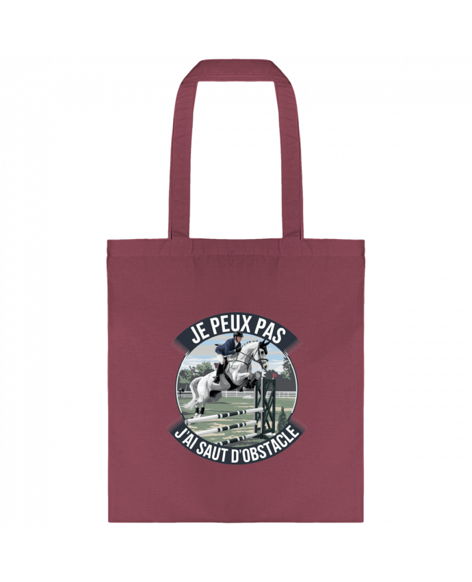 Tote-bag je peux pas j'ai saut d'obstacle par bwilfy