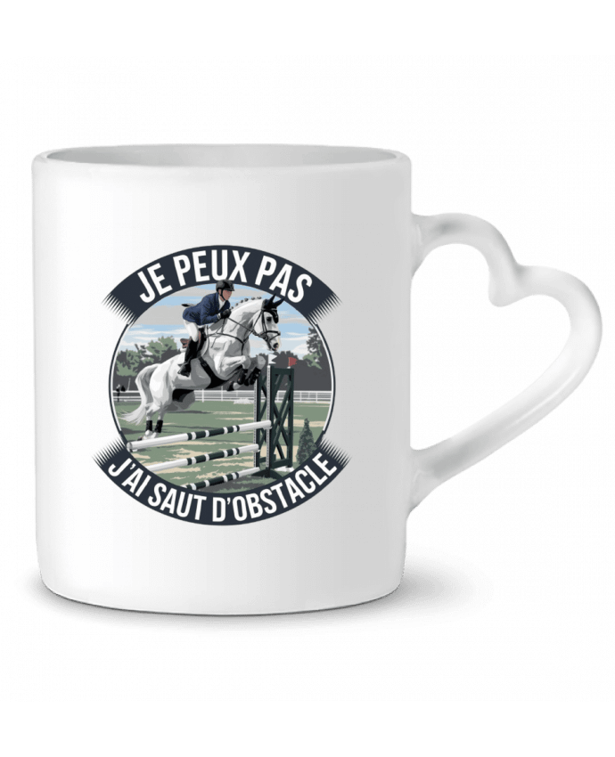 Mug coeur je peux pas j'ai saut d'obstacle par bwilfy