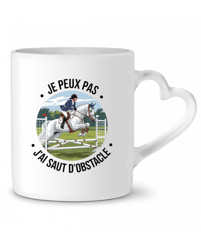 Mug coeur je peux pas j'ai saut d'obstacle par bwilfy