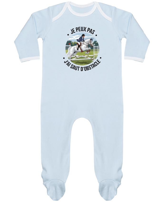 Body Pyjama Bébé je peux pas j'ai saut d'obstacle par bwilfy