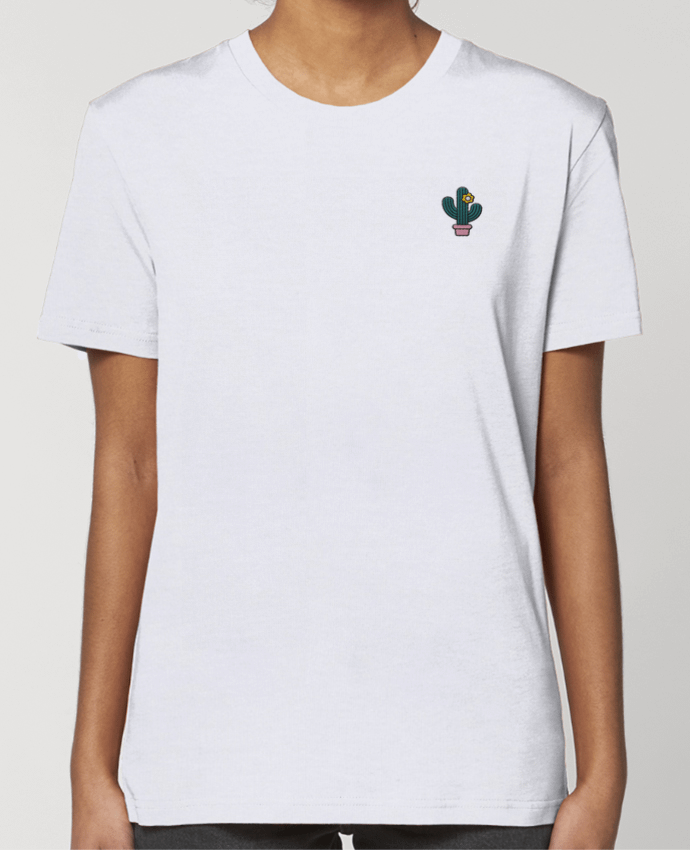 T-shirt femme brodé Cactus par tunetoo