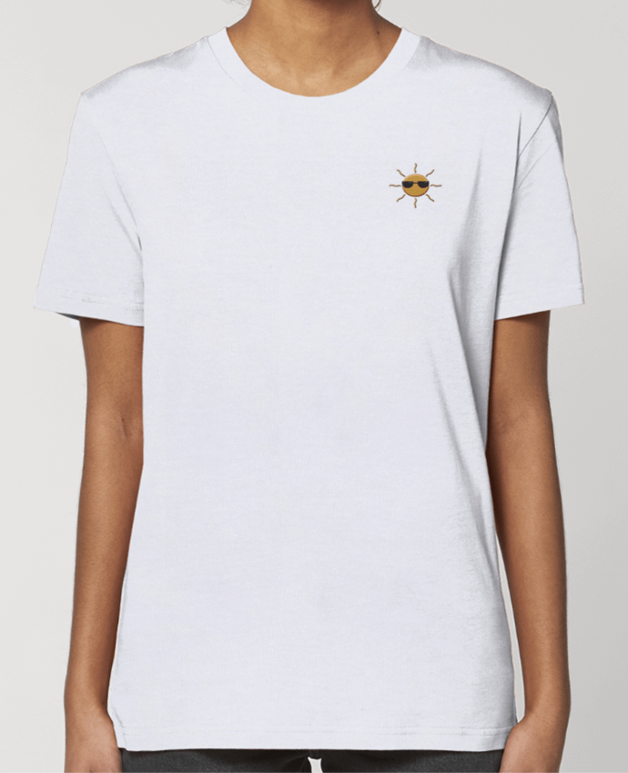 T-shirt femme brodé Sun'glasses par tunetoo