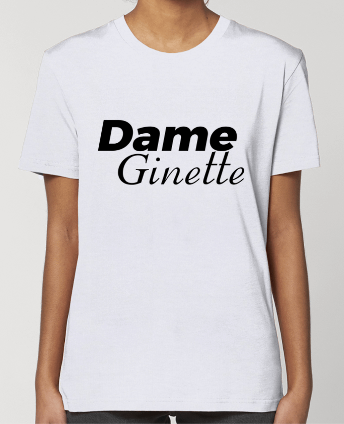 T-shirt Femme Dame Ginette par tunetoo