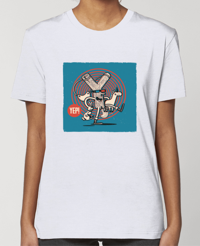 T-shirt Femme YEP! Lance Pierre 3D par YEP!