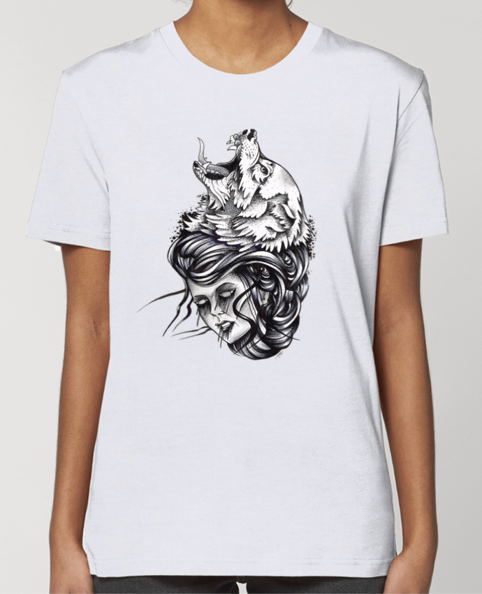T-shirt Femme Femme & Loup por david