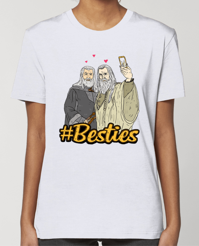 T-shirt Femme #Besties Seigneur des anneaux par Nick cocozza