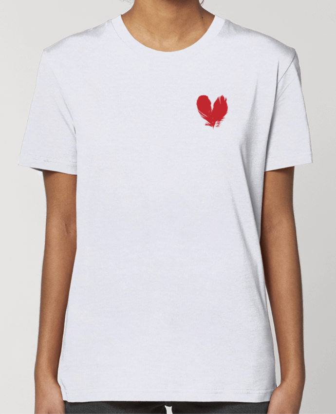 T-shirt Femme coeur de plumes par Studiolupi
