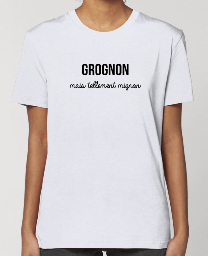 T-shirt Femme Grognon by tunetoo
