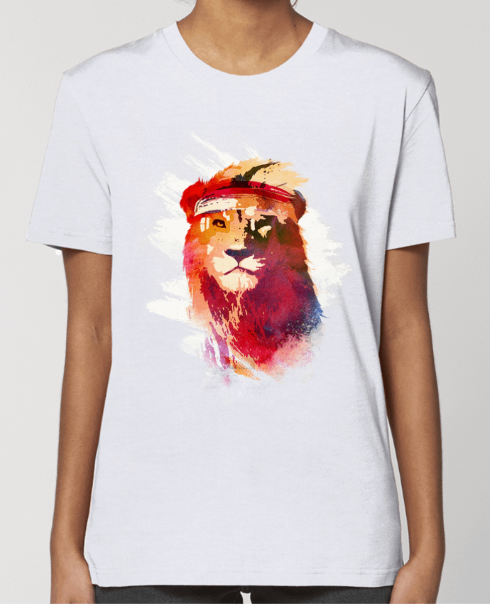 T-shirt Femme Gym lion par robertfarkas