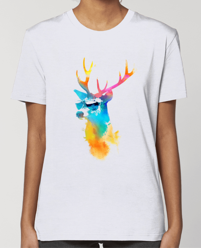 T-shirt Femme Sunny stag par robertfarkas