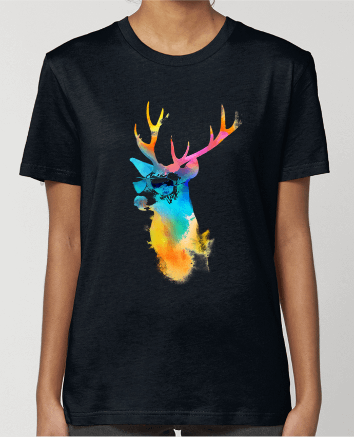 T-shirt Femme Sunny stag par robertfarkas