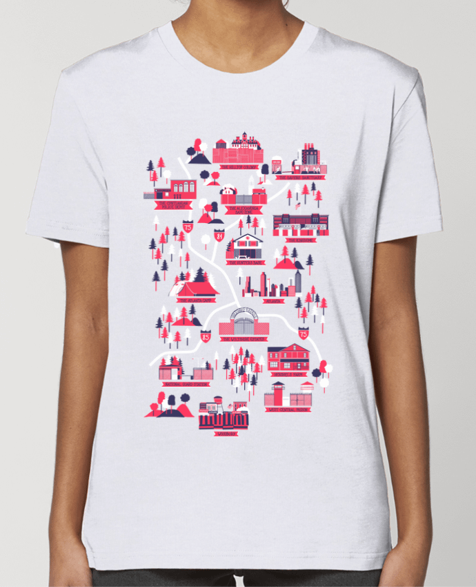 T-shirt Femme The walking dead map par robertfarkas
