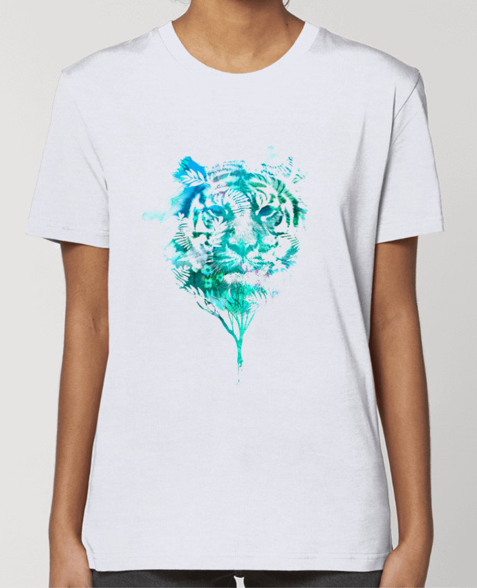 T-shirt Femme Tiger tree par robertfarkas