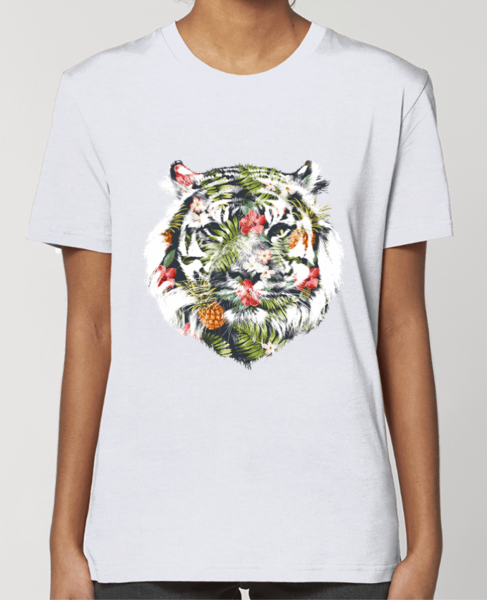 T-shirt Femme Tropical tiger par robertfarkas