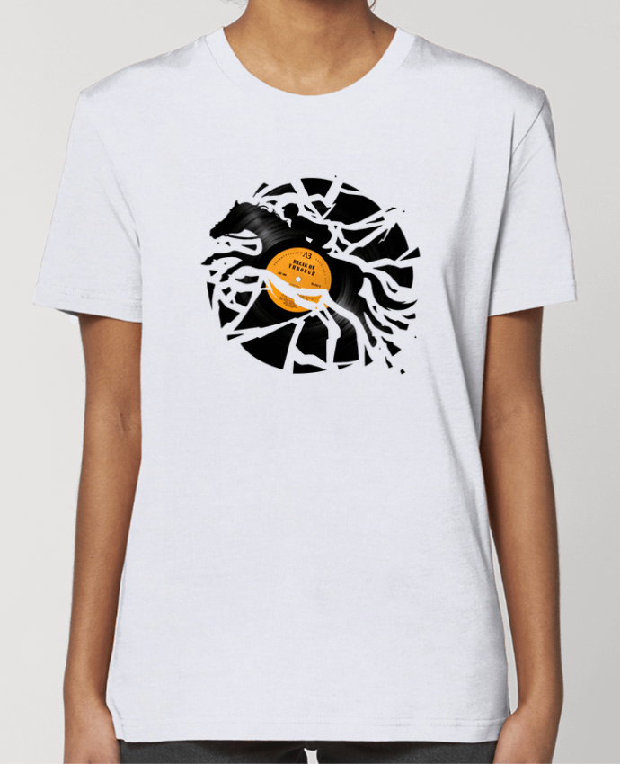 T-shirt Femme Disc Jokey par Enkel Dika