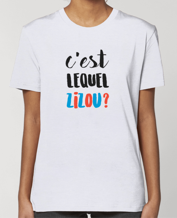 T-shirt Femme C'est lequel zizou par tunetoo