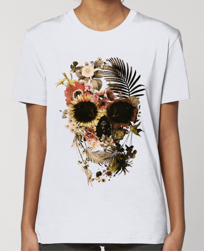 T-shirt Femme Garden Skull por ali_gulec