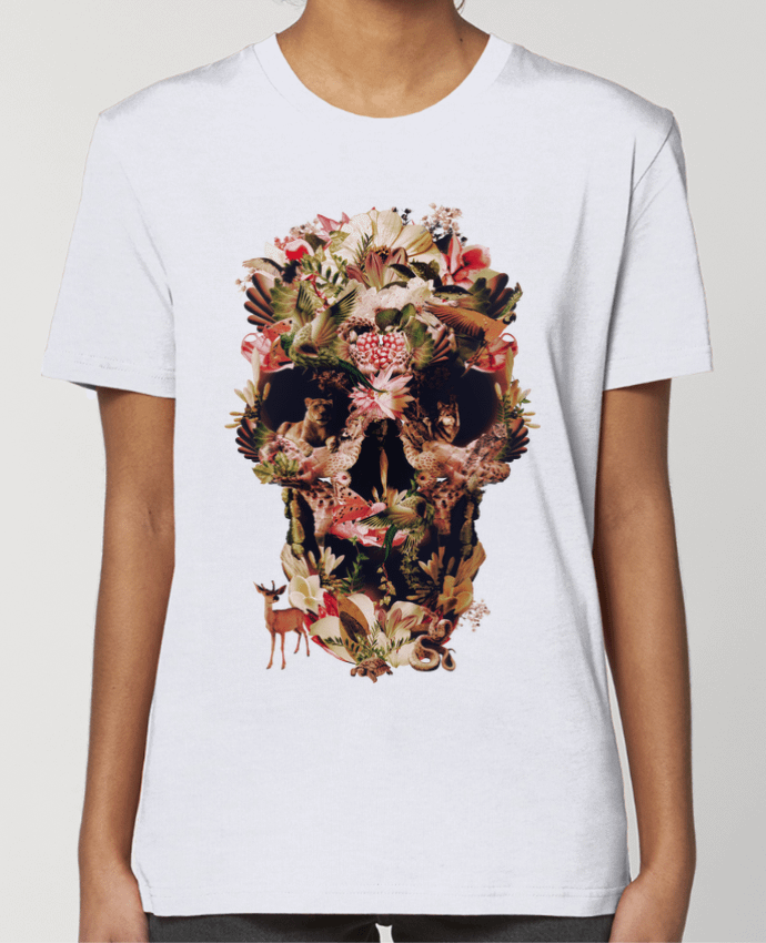 T-shirt Femme Jungle Skull par ali_gulec