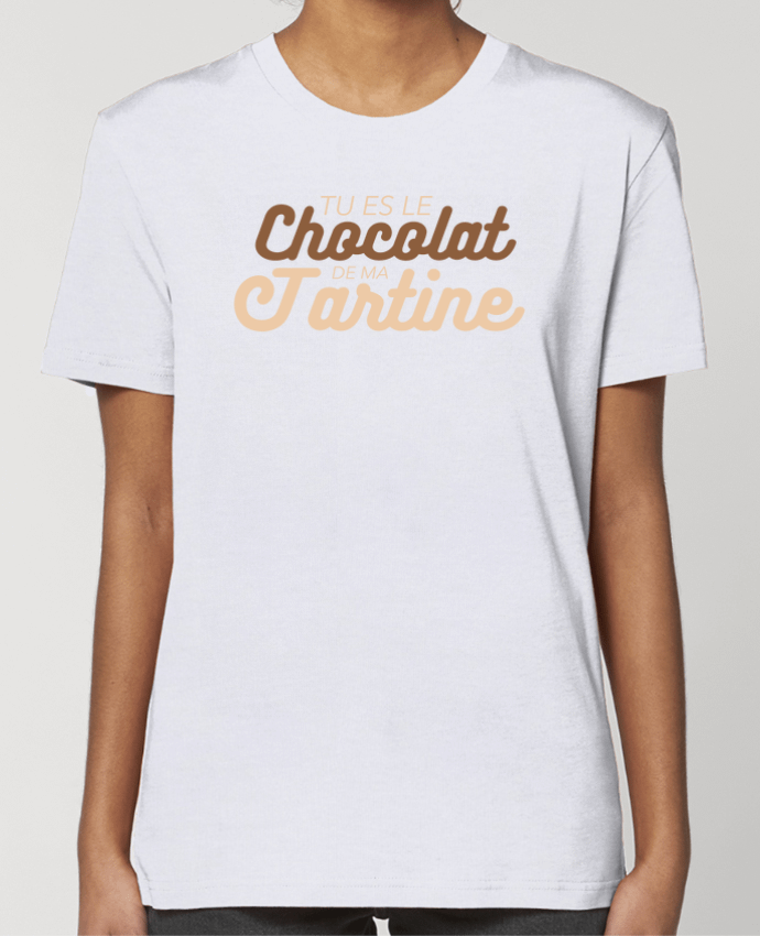 T-shirt Femme Tu es le chocolat de ma tartine par tunetoo