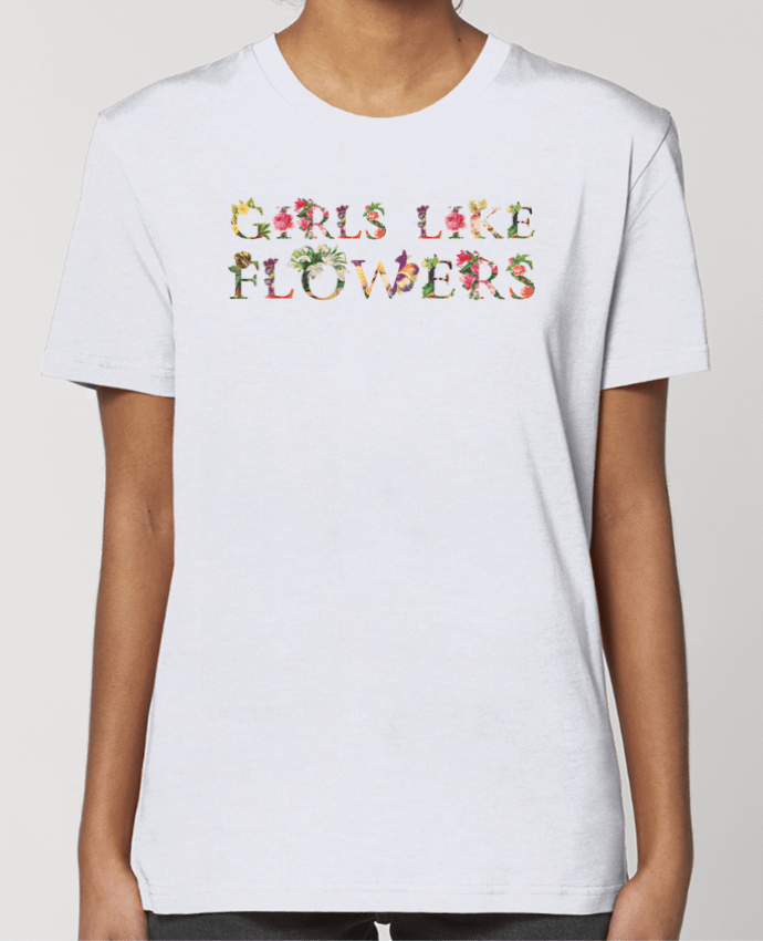 T-shirt Femme Girls like flowers par tunetoo
