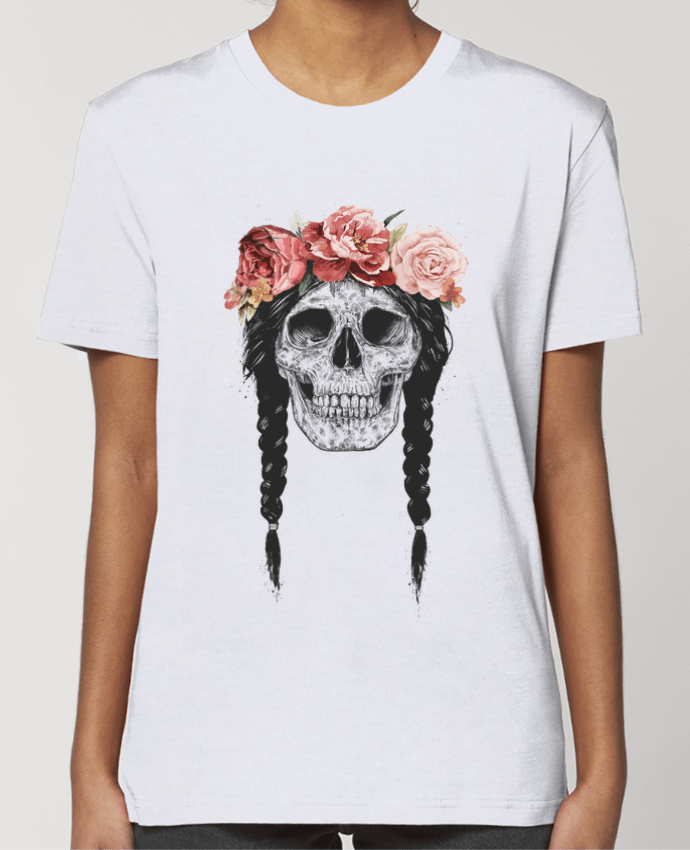 T-shirt Femme Festival Skull par Balàzs Solti