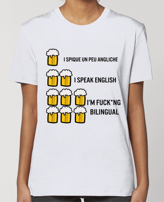 T-shirt Femme I'm bilingual por Kudice