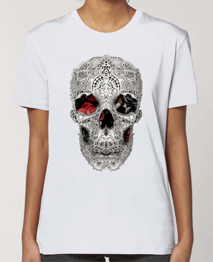 T-shirt Femme Lace skull 2 light par ali_gulec