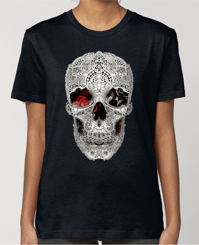 T-shirt Femme Lace skull 2 light par ali_gulec