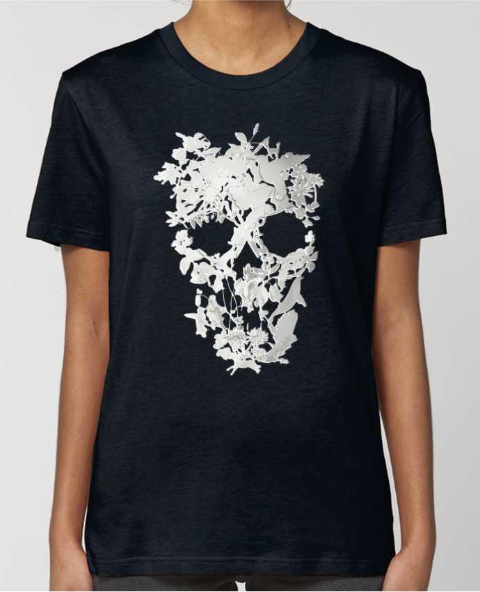 T-shirt Femme Simple Skull par ali_gulec