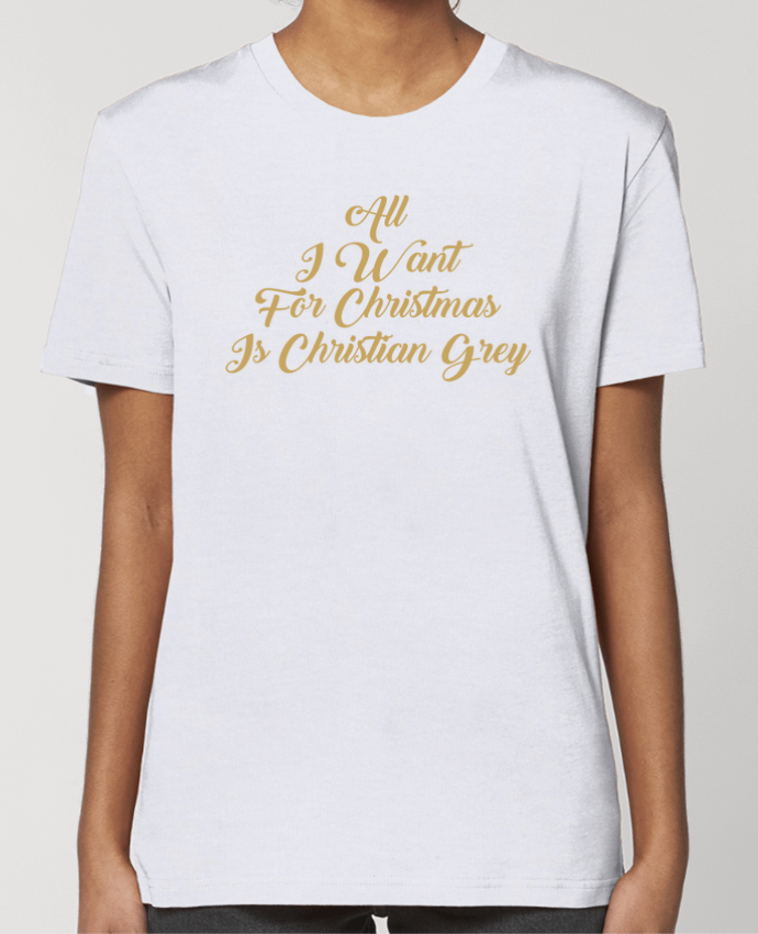 T-shirt Femme All I want for Christmas is Christian Grey par tunetoo