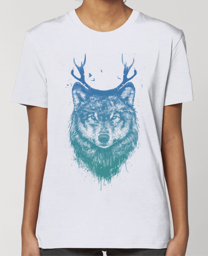T-shirt Femme Deer-Wolf par Balàzs Solti