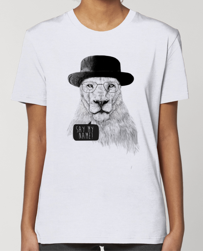 T-shirt Femme Say my name par Balàzs Solti