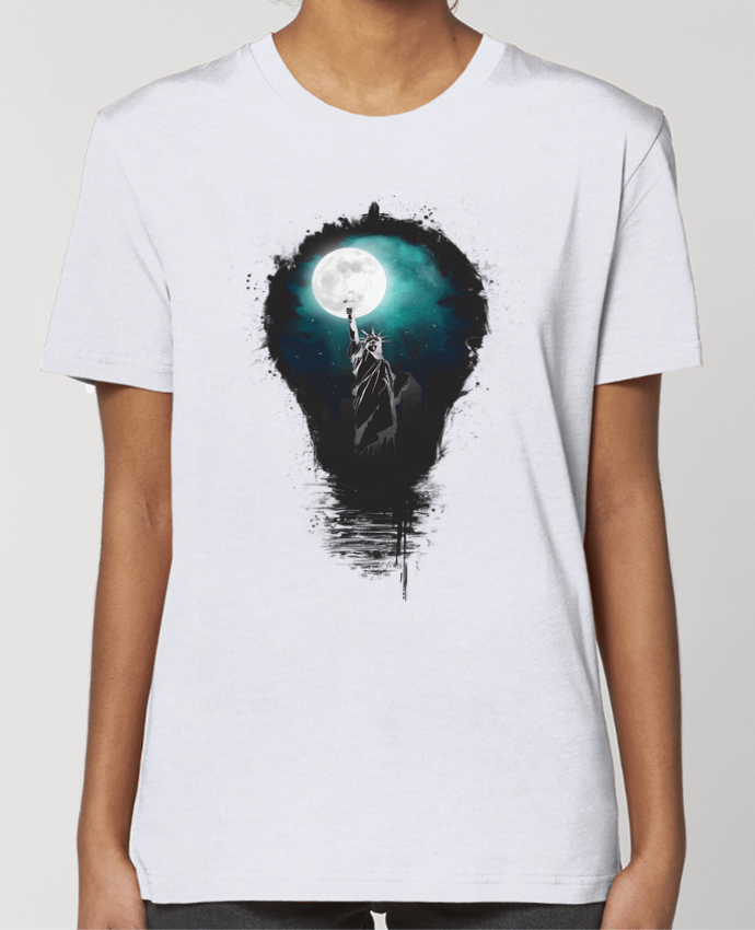 T-shirt Femme Big city lights par Balàzs Solti