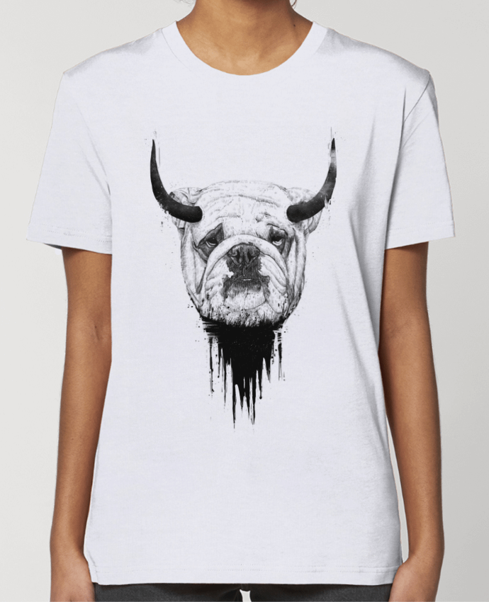 T-shirt Femme Bulldog par Balàzs Solti